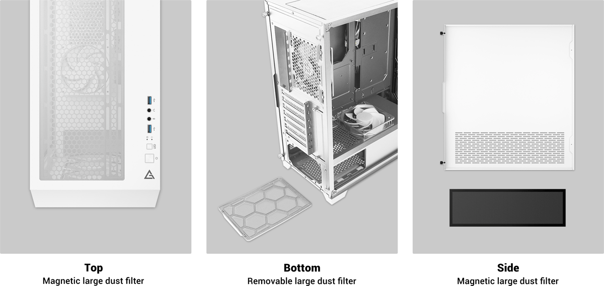DF800 FLUX White is the Best Cheap Gaming PC Mid Tower Case with DF800 FLUX White is the Best Cheap Gaming PC Mid Tower Case with
