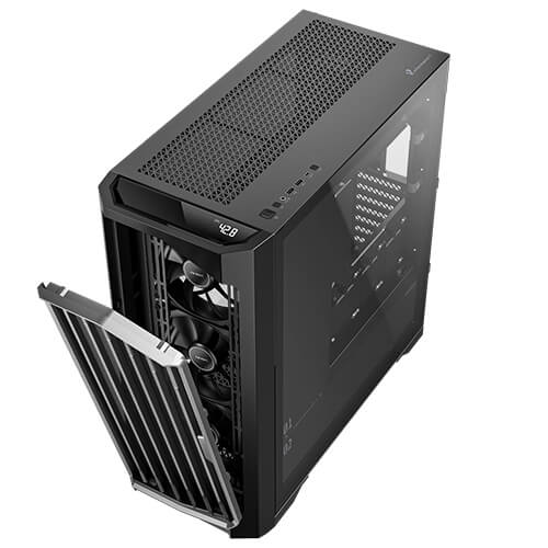 Antec Performance 1 FT, Full Tower, RTX40 Fully Compatible, Temp Display, 4 x Storm T3 PWM Fans, Type-C, Dual TG Side Panels, Removable Top Bracket, High Airflow Mesh Front Panel, E-ATX PC Antec Performance 1 FT, Full Tower, RTX40 Fully Compatible, Temp Display, 4 x Storm T3 PWM Fans, Type-C, Dual TG Side Panels, Removable Top Bracket, High Airflow Mesh Front Panel, E-ATX PC