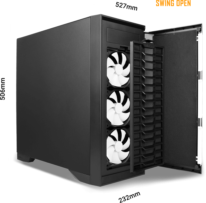 P101 SILENT is the Best Silent PC Mid Tower Case with E-ATX/3 x 