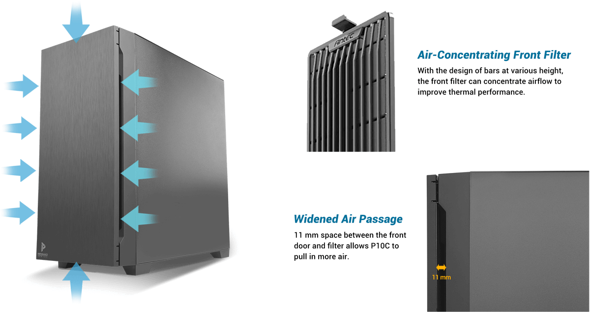 Antec Cassa Semitorre ATX Antec P10C 