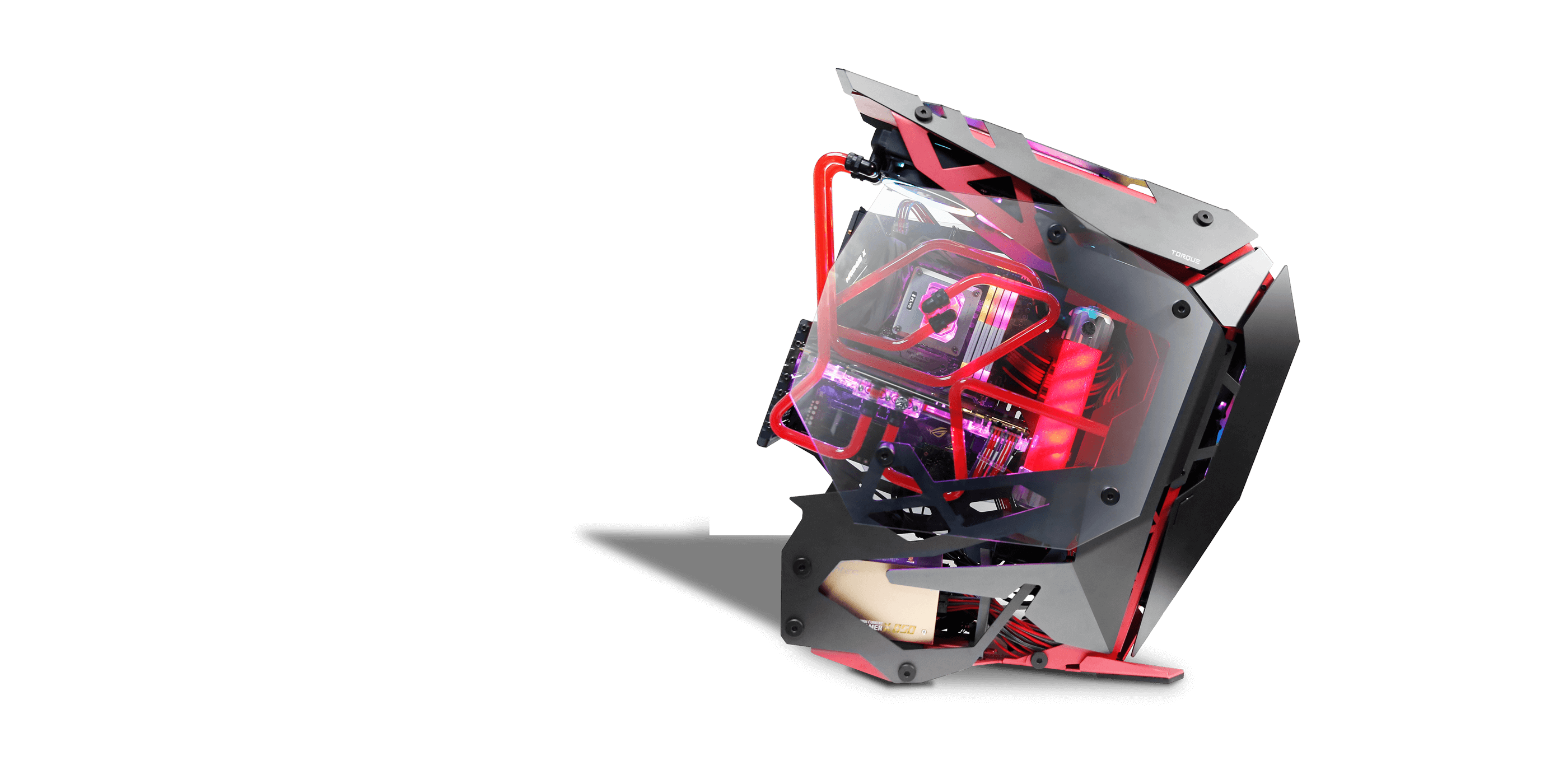 Antec TORQUE Black/Red Rouge - Boîtier PC Antec 