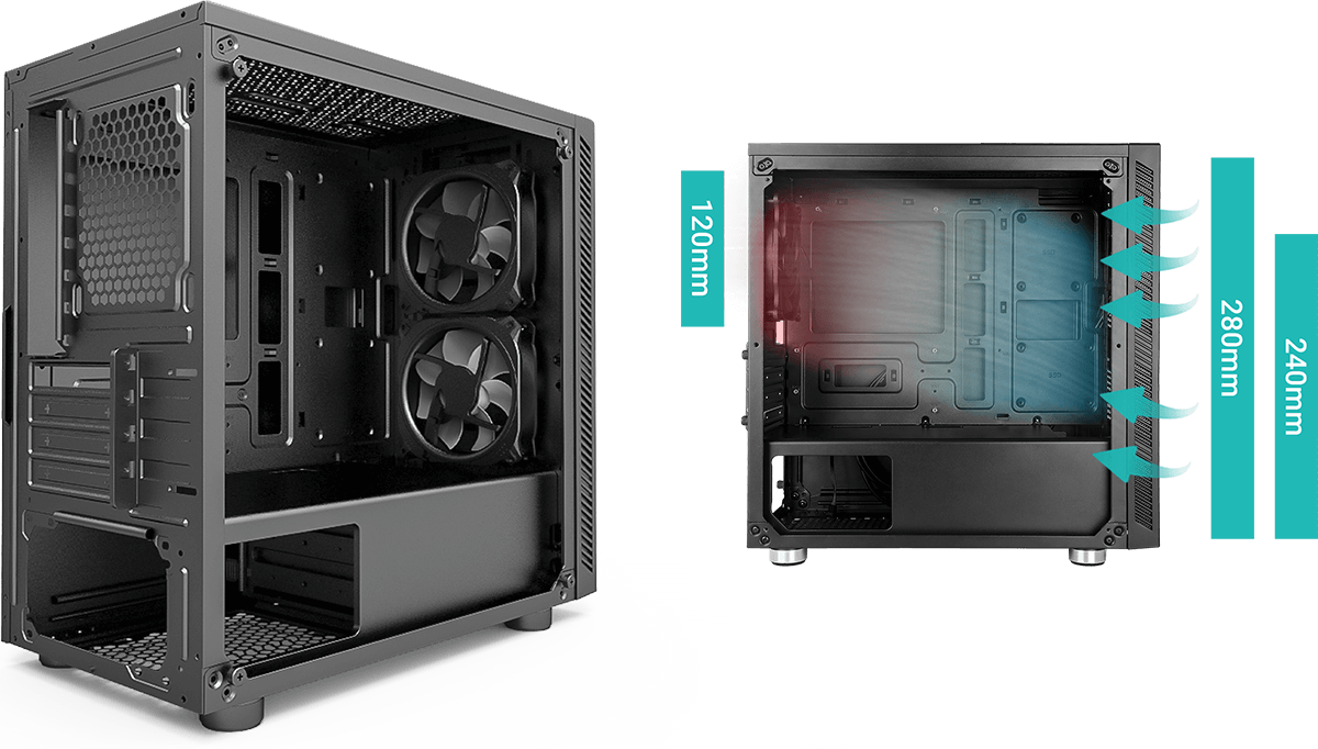 VSK10 WINDOW is the Best Budget Case and cheapest gaming desktop 