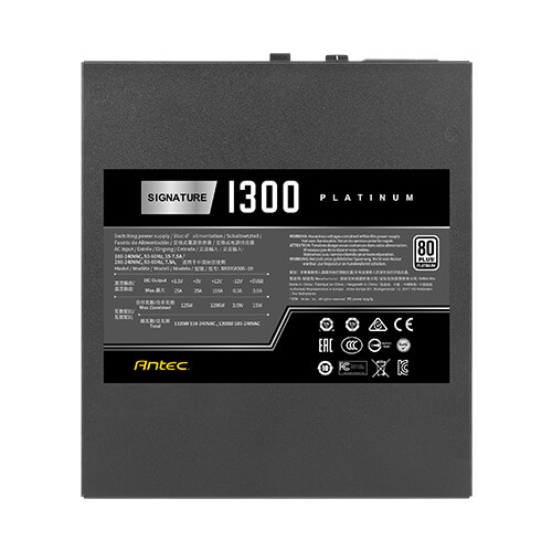 The Signature PLATINUM 1300 is the 80 PLUS Platinum Fully Modular